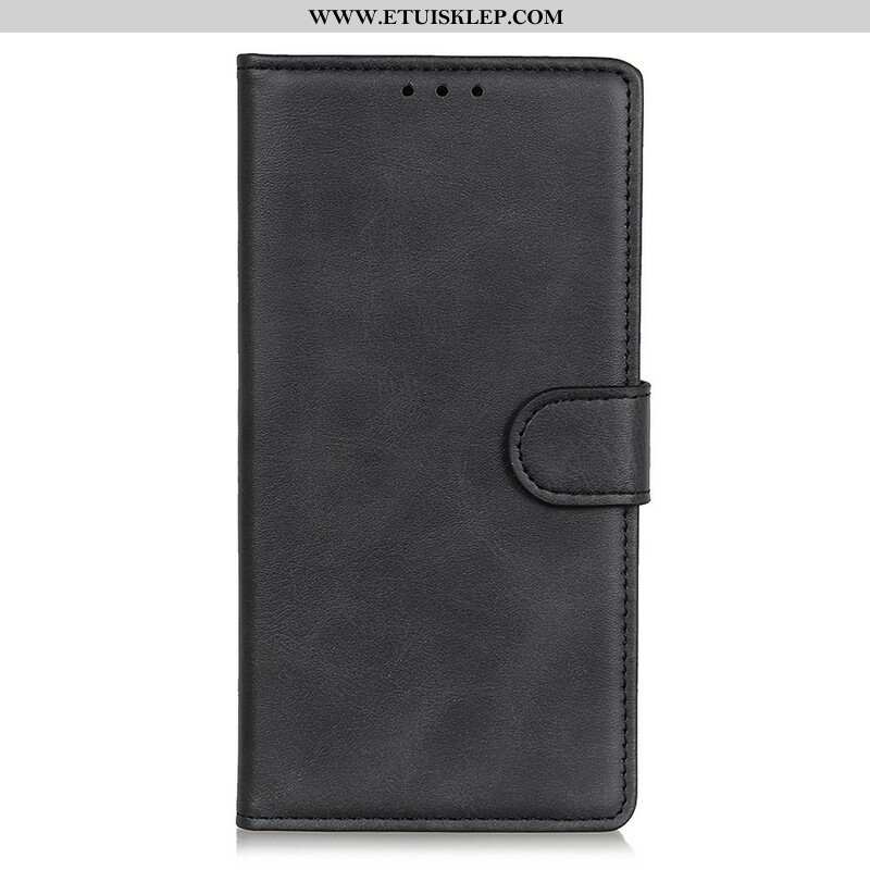 Etui Folio do Oppo Find X3 Pro Efekt Matowej Skóry W Stylu Vintage